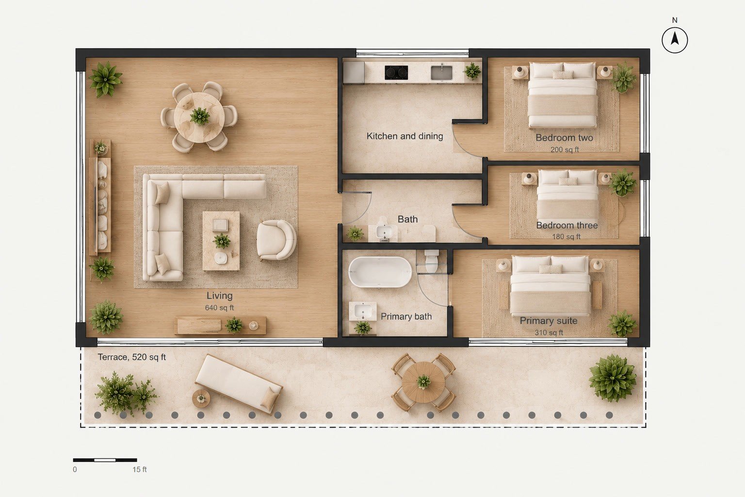 Sky Residence floor plan