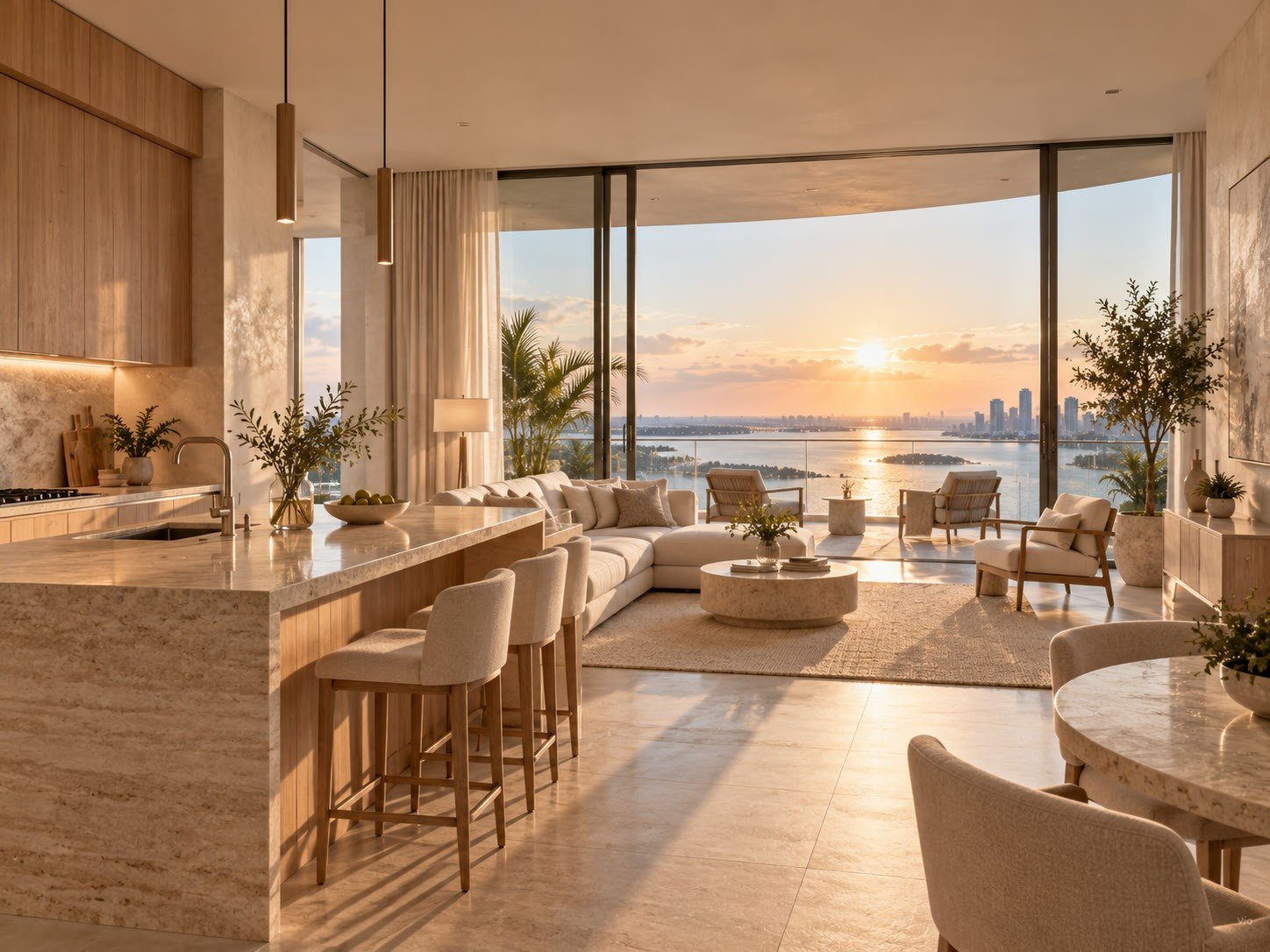 Bay Residence interior